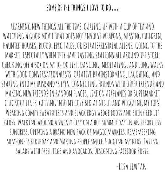 If ALL of These Things Give Us Joy, Why Do We Turn to Food? If ALL of These Things Give Us Joy, Why Do We Turn to Food?