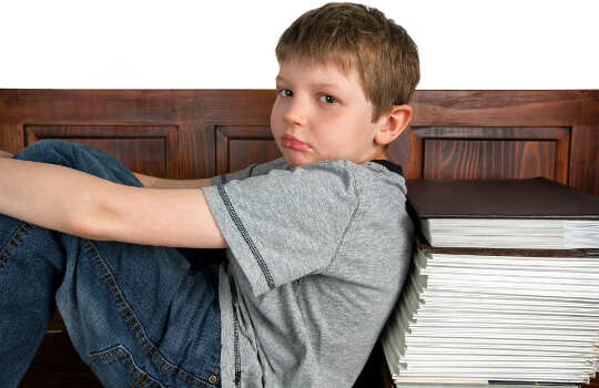 Encouraging Your Child's Self-Esteem: Beware of Verbal Abuse sad looking boy