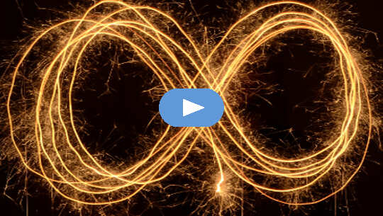 Using The Power of the Infinity Symbol for Healing, Decision Making, and Relationships the infinity symbol made up of strands of light