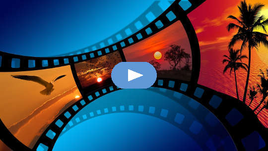 Designing a New Future for Yourself illustration of a film strip with various scenic pictures on each frame