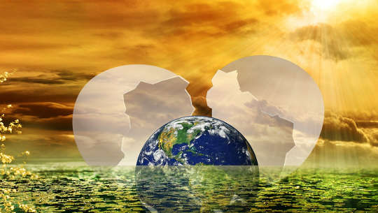 Coming Into Balance within the Changes of Worlds planet birthed from open egg shells