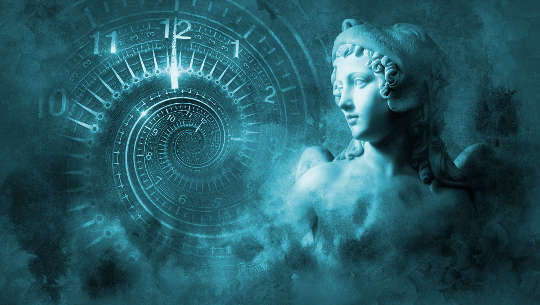 Reaching Out and Interacting with the Spirit World angel looking at a clock