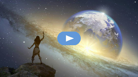 This Life Is Ours standing in outer space looking at the Earth