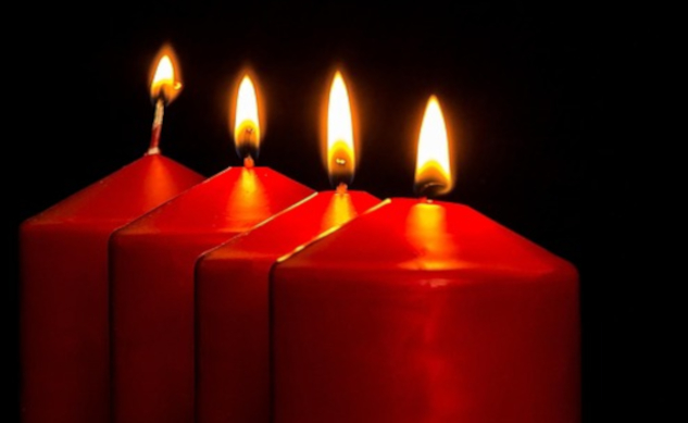 How to Use Rituals for Personal Growth and Social Change 4 lit candles. Image by Myriams-Fotos from Pixabay.