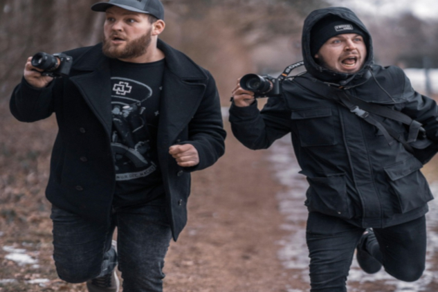 Two frightened men running away from something.&nbsp;Image by Monty Jendrike from Pixabay.&nbsp;