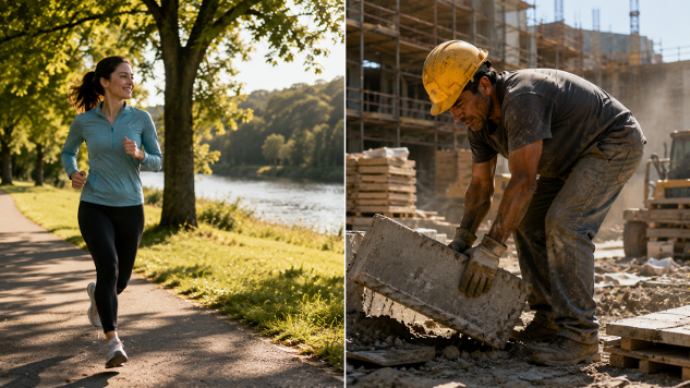 Why Hard Physical Work Is Not the Same as Exercise for Brain Health
