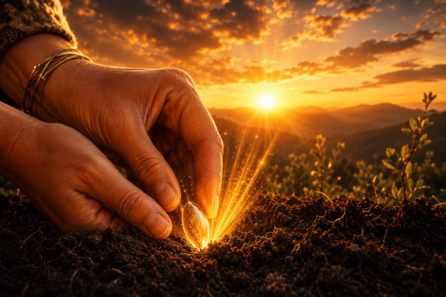 planting a seed of light